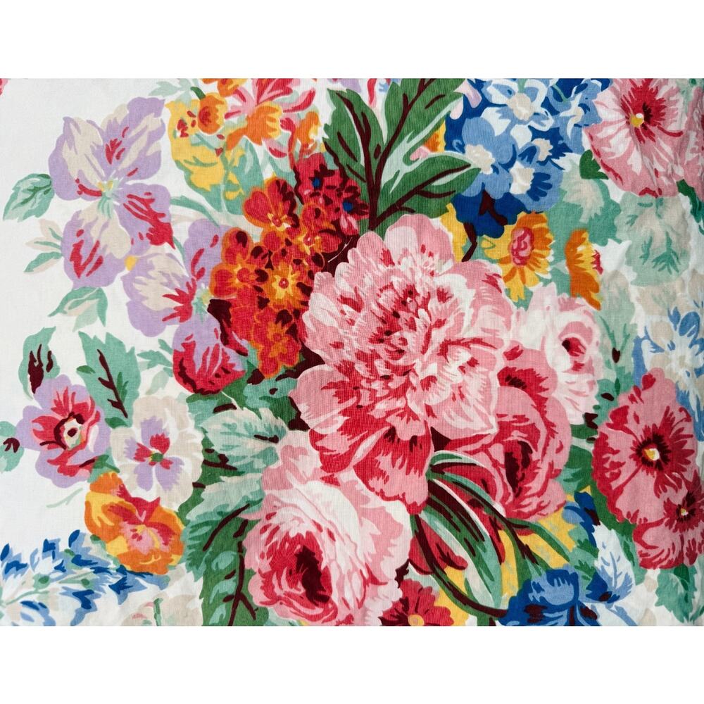 Ralph Lauren Southampton Beach House King FITTED Sheet Floral Cottage Vintage